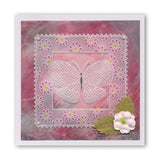 Baby Tina's Butterfly Fun A6 Square Groovi Plate