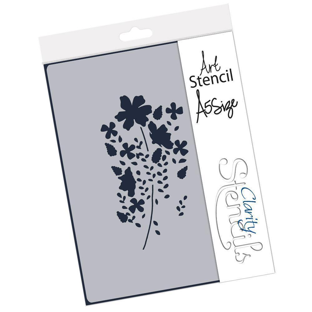Tina's Meadow Flower Spray A5 Stencil