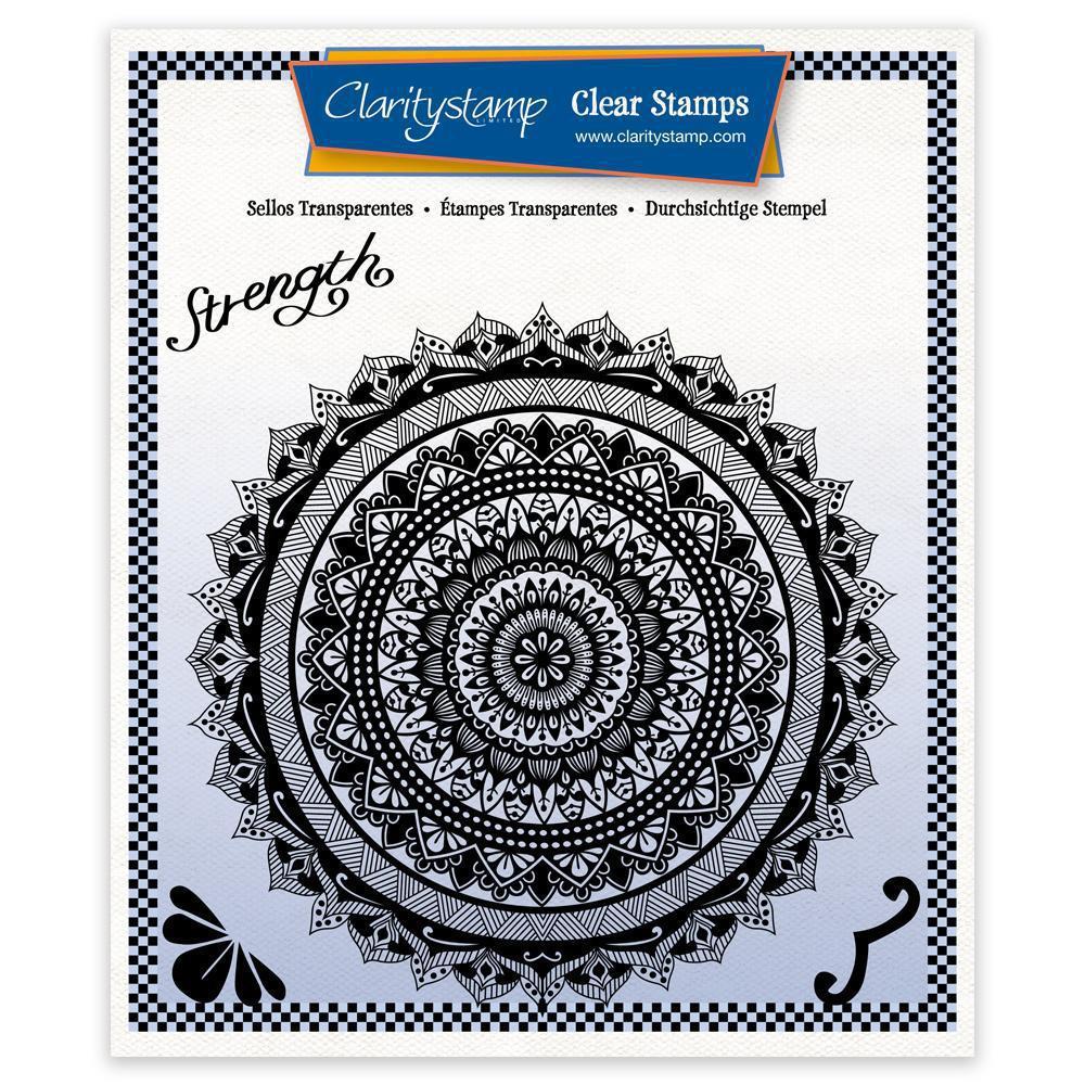 CLEARANCE Tina's Strength Mandala A5 Square Stamp Set