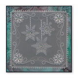 Large Snowflakes A5 Square Groovi Plate