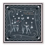 Tina's Christmas Corners 4 A4 Square Groovi Plate
