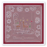 Tina's Christmas Corners 4 A4 Square Groovi Plate