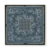 Tina's Star Frame A5 Square Groovi Plate