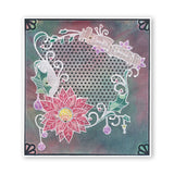 Tina's Christmas Presents & Holly A4 Square Groovi Plate