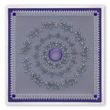 Tina's Floral Doodles A5 Square & Groovi Border Plate Set