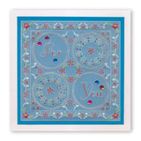 Tina's Floral Doodle Border Groovi Border Plate