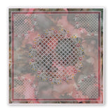 Tina's Floral Doodle Wreath A5 Square Groovi Plate
