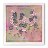 Tina's Floral Petites Collection A6 Square Groovi Baby Plates & Spacers Set
