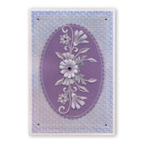 Floral Swirls & Corners 1 A4 Square Groovi Plate by Tina Cox