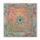 Tina's Henna Petites - U A6 Square Groovi Baby Plate