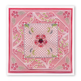 Tina's Henna Petites - E A6 Square Groovi Baby Plate