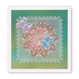 Tina's Henna Petites - U A6 Square Groovi Baby Plate