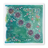 Tina's Henna Petites - E A6 Square Groovi Baby Plate