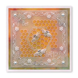 Tina's Floral Parchlets Collection A6 Square Groovi Plate Collection