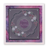 Tina's Rosie Doodles A5 Square & Groovi Border Plate Set