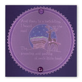 Twas the Night 9 - Rooftop A6 Square Groovi Baby Plate