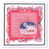 Twas the Night 4 - Bauble A6 Square Groovi Baby Plate