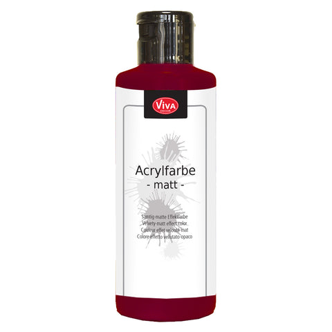 Viva Decor Acrylic Matte Paint - Bordeaux