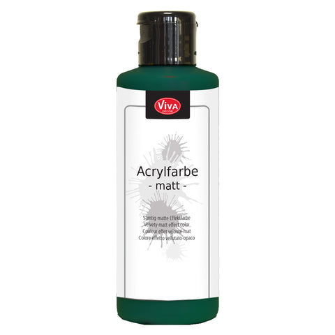 Viva Decor Acrylic Matte Paint - Dark Green
