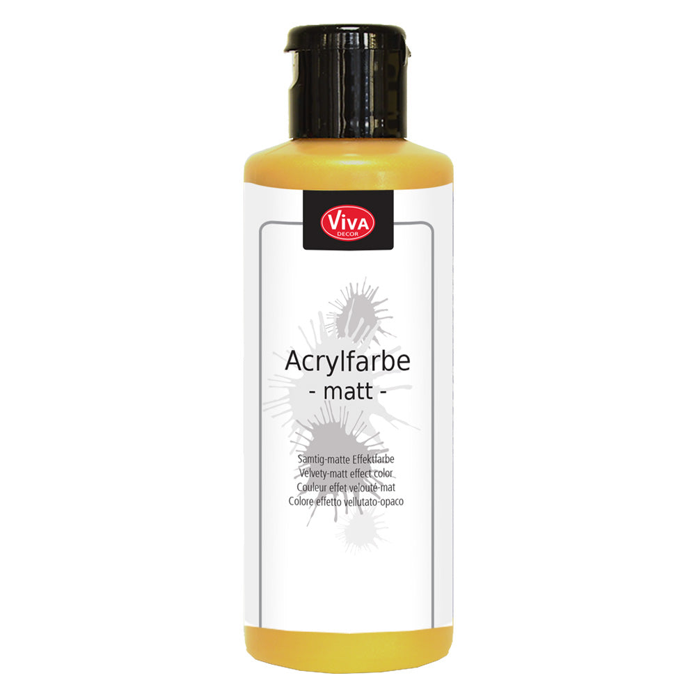 Viva Decor Acrylic Matte Paint - Mustard