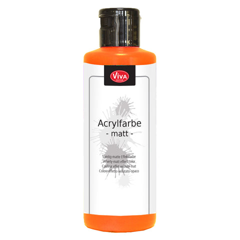Viva Decor Acrylic Matte Paint - Orange