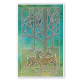 Woodland Animals & Treescape A5 Square Groovi Plate Set