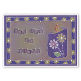 Festive Quartet & Spacer A6 Square Groovi Plate Set