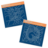 Woodland Owls & Squirrel A5 Square Groovi Plate Set