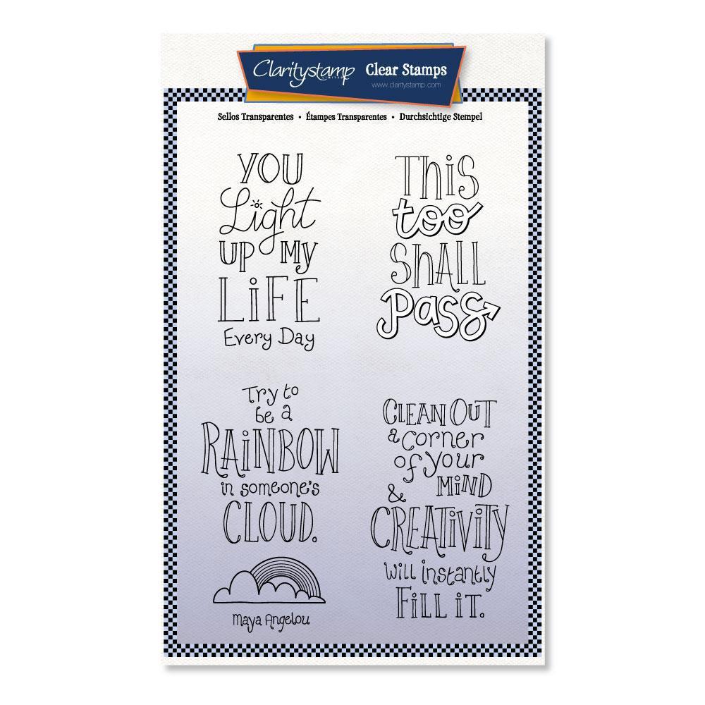 Words of Wisdom A5 Stamp Set