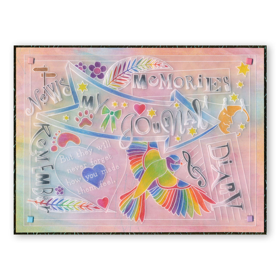 My Art Word Chain & Arrows Groovi Border Plate