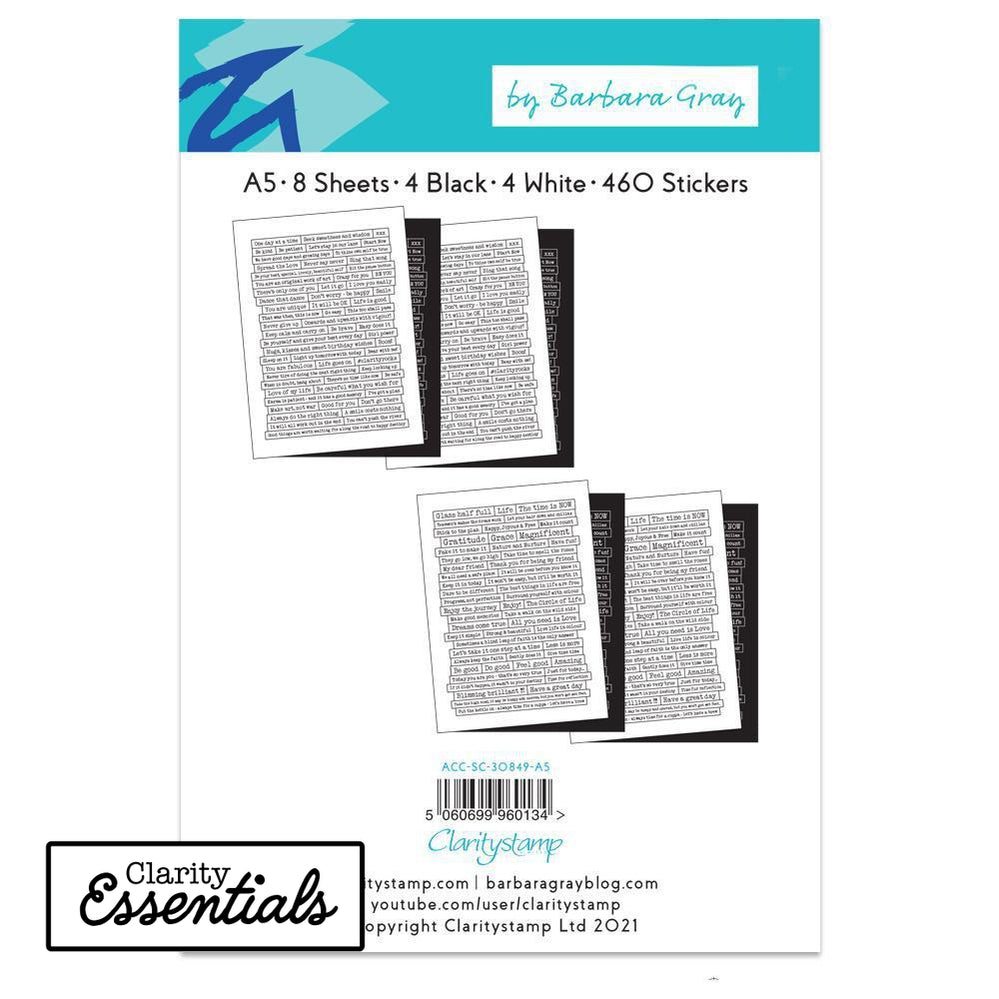 Barbara's Words Sticker Collection