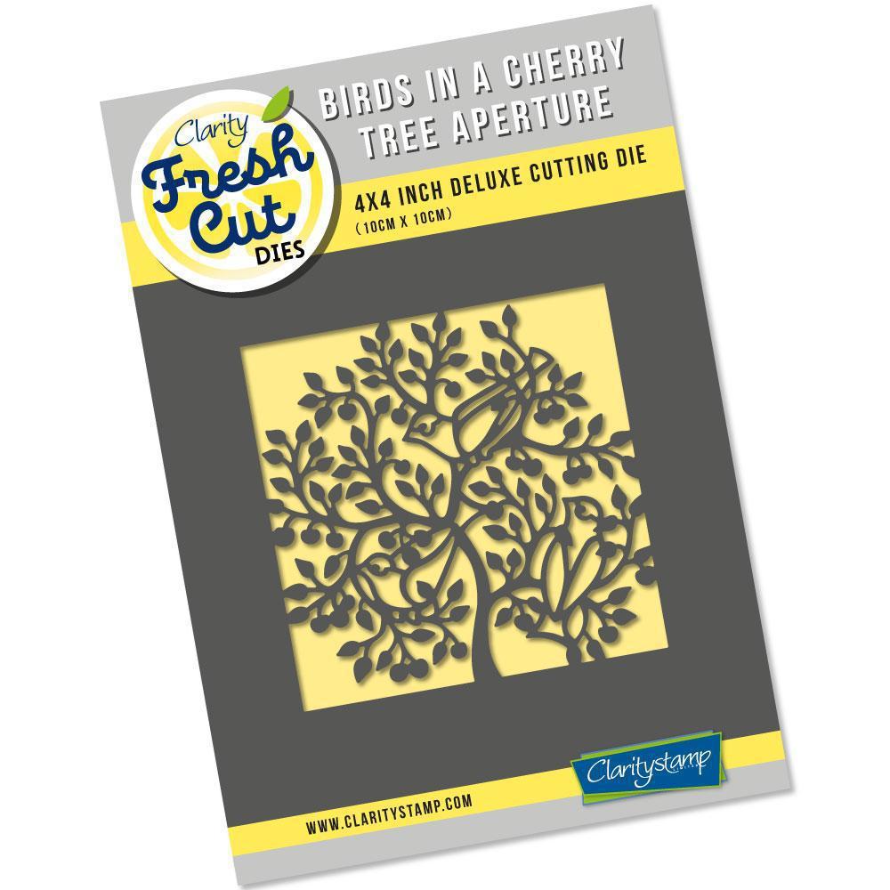 Birds in a Cherry Tree Aperture Clarity Fresh Cut Die