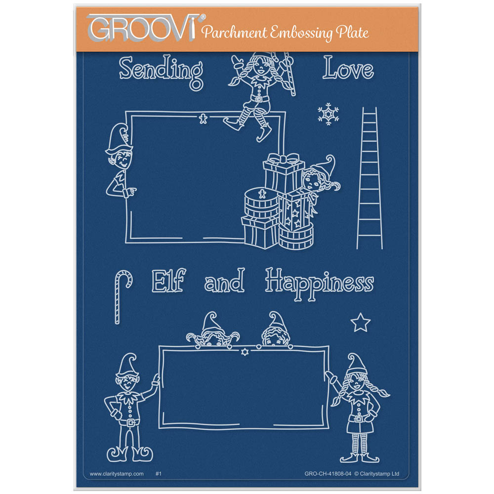 Barbara's Elves & Billboards A5 Groovi Plate