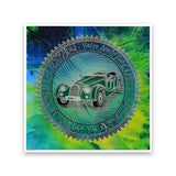 Fairy Background Round A5 Square Groovi Plate