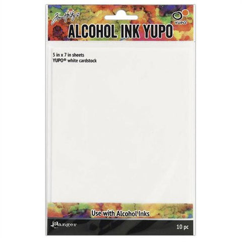 Alcohol Ink Yupo Card x10