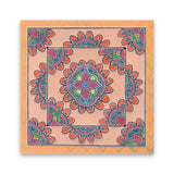Mahalo Mandala A6 Square Groovi Baby Plate