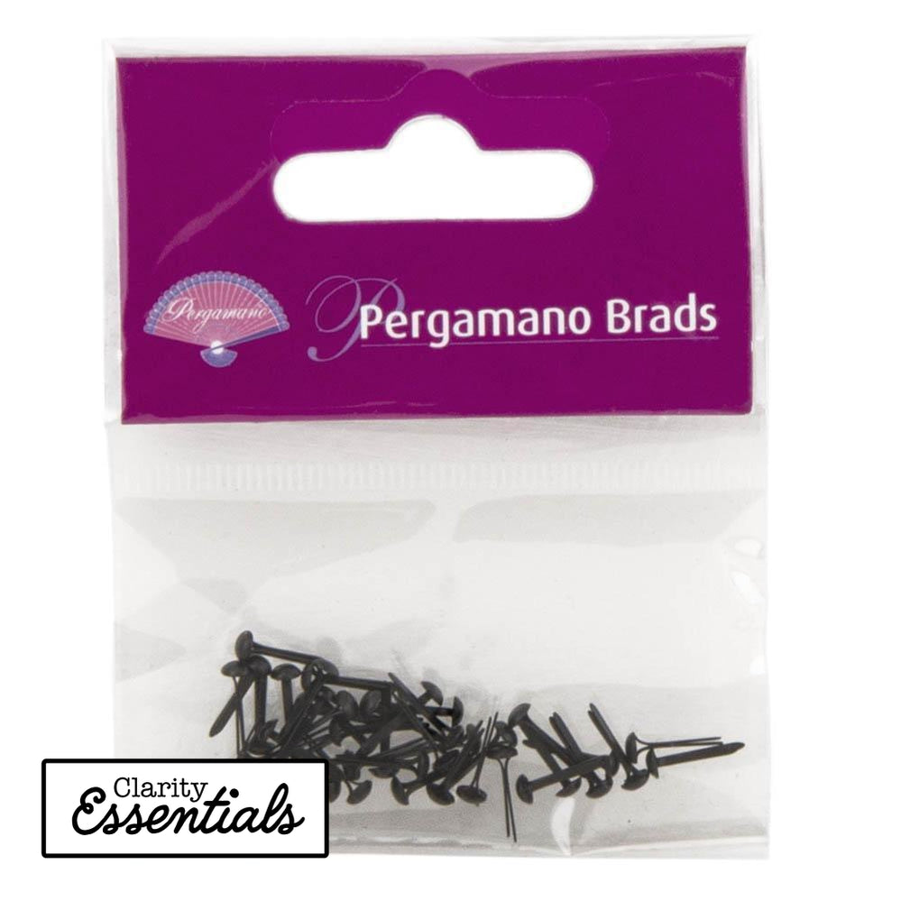 Pergamano Brads - Black