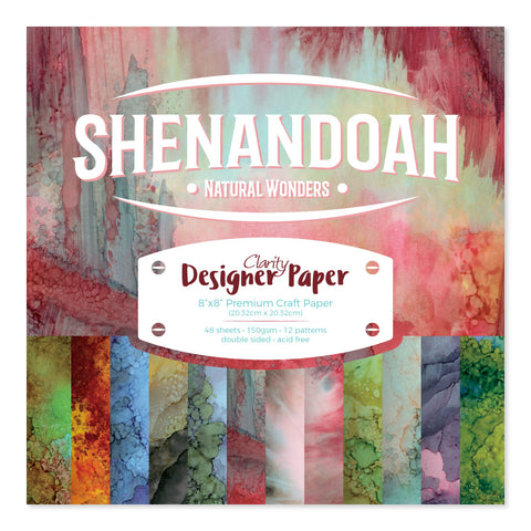 Shenandoah Designer Paper Pack 8" x 8"
