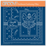 Linda's Sparkle at Christmas - Easy Layout A5 Square Groovi Plate (Set 1)