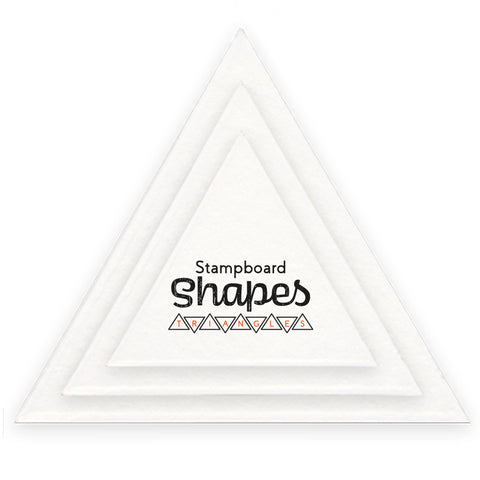 Clarity Stampboard Shapes -  Triangle