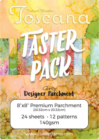 Toscana Designer Parchment 24 Piece Taster Pack 8" x 8"