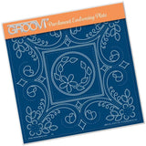 Tina's Embroidery Daisy A5 Square Groovi Plate