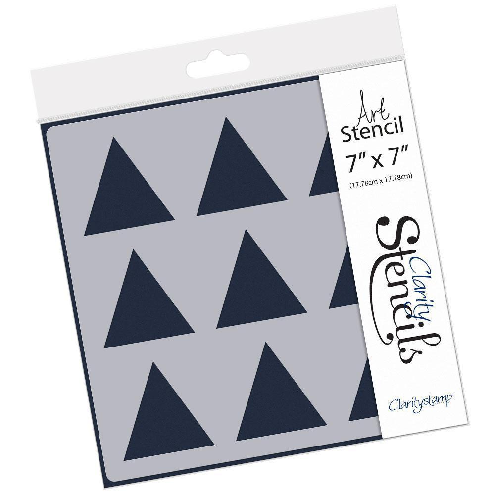 Framework Triangles 7" x 7" Stencil