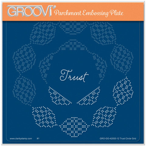 Josie's Trust - Circular (Straight) Lace Duet A5 Square Groovi Grid