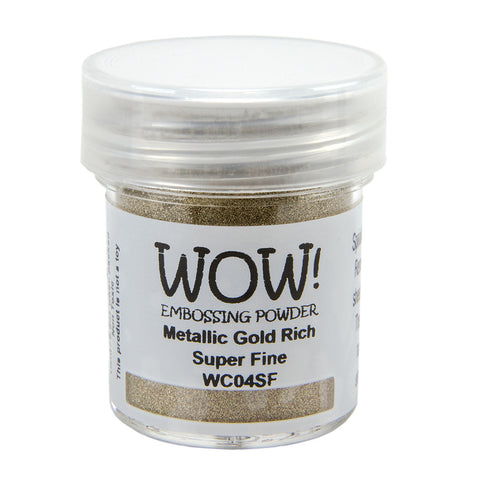 Embossing Powder Super Fine 15ml - Metallic Gold Rich