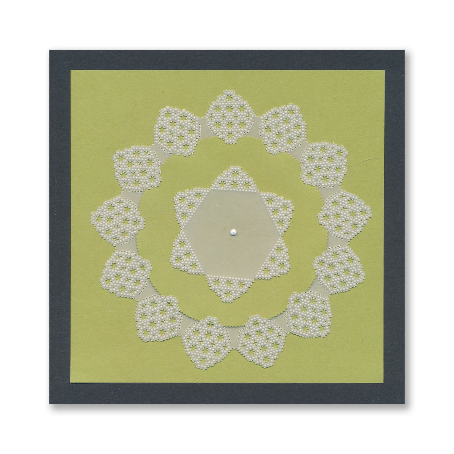 Josie's Circular (Diagonal) Lace Duet A5 Square Groovi Grid Collection