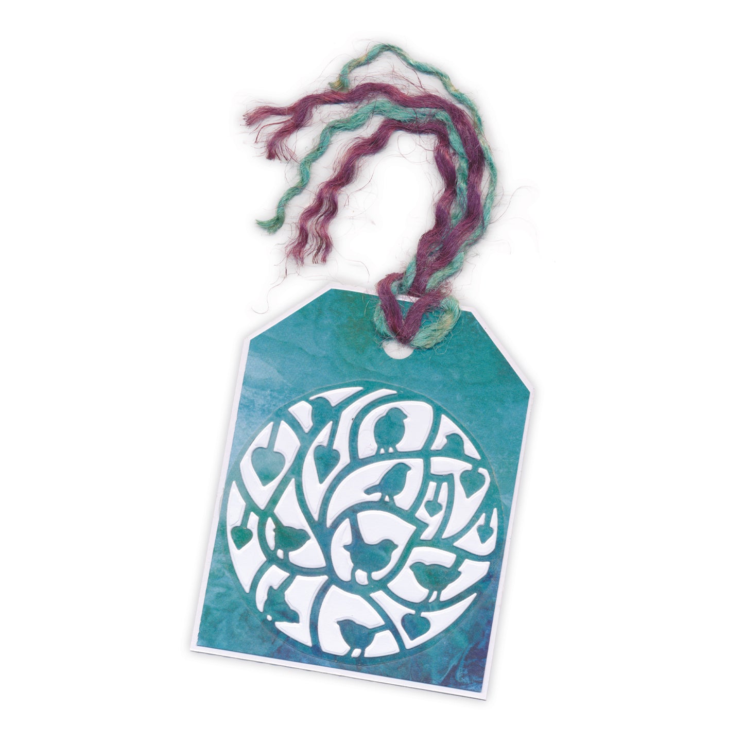 New Design Dies - 04 - Birds & Hearts Aperture Die 3" x 3"