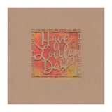 NDDC05 - Have A Lovely Day Aperture Die 3" x 3"