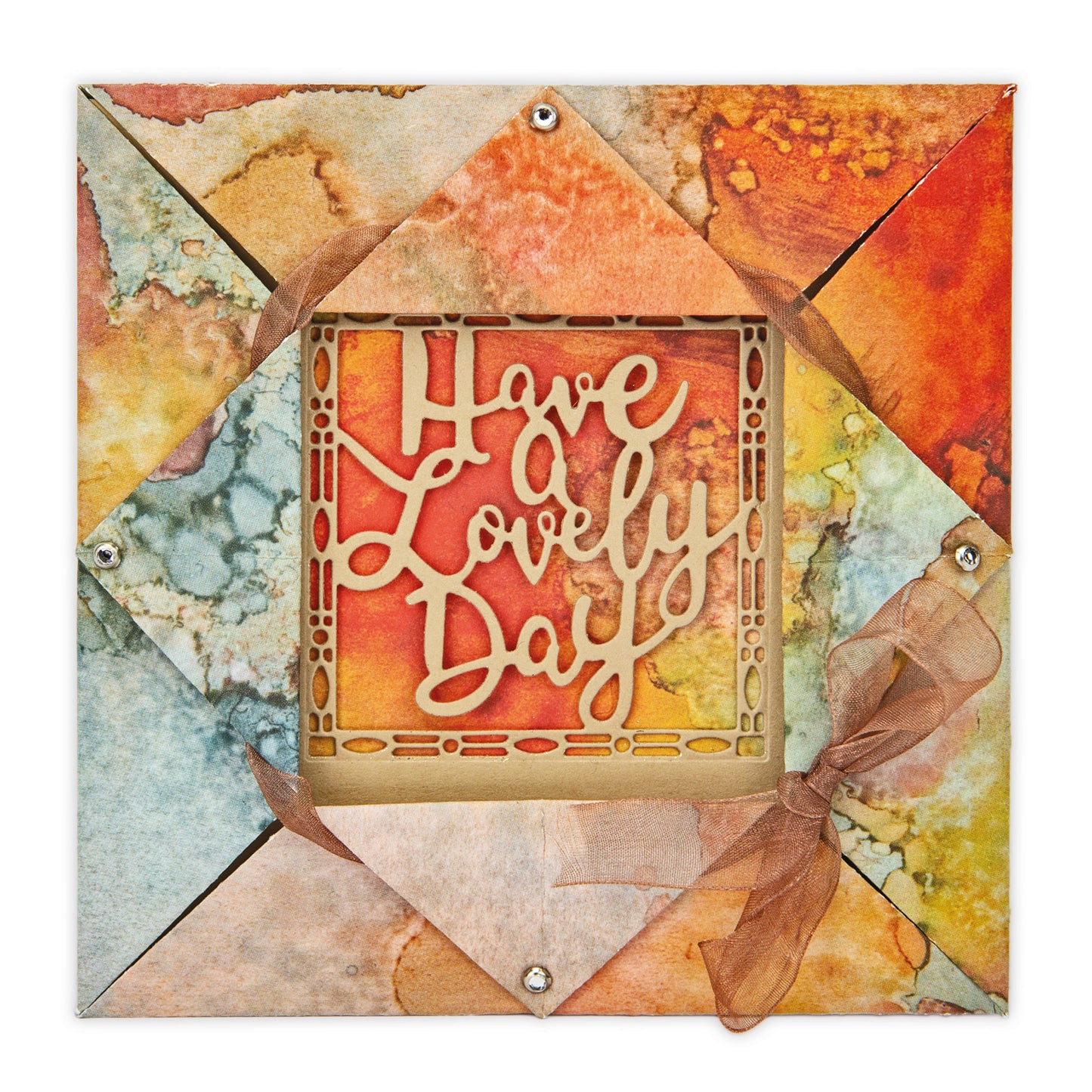 Have A Lovely Day Aperture Die 3" x 3"