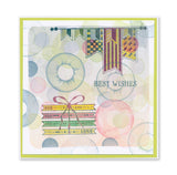 KISS by Clarity - Tina's Retro Banners A5 Stamp Set